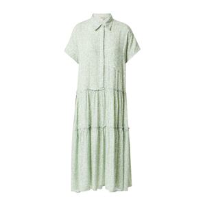 Herrlicher Košeľové šaty 'Adelie'  modrá / zelená / pastelovo zelená
