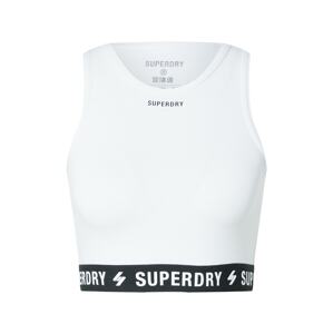 Superdry Top  biela / čierna