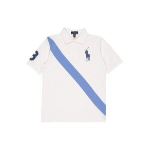 Polo Ralph Lauren Tričko  biela / kráľovská modrá / modrosivá
