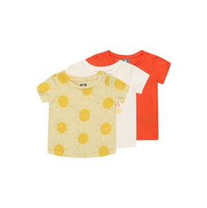 GAP Tričko 'SPRING'  žltá / oranžovo červená / biela