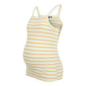 Vero Moda Maternity Top 'TICA'  žltá / mätová / svetloružová / biela