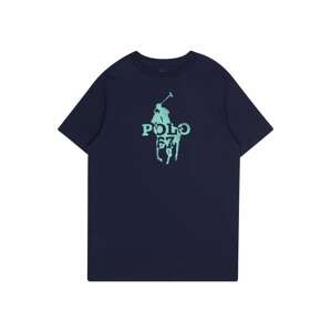 Polo Ralph Lauren Tričko  námornícka modrá / tyrkysová