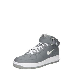 Nike Sportswear Členkové tenisky 'AIR FORCE 1'  sivá / biela