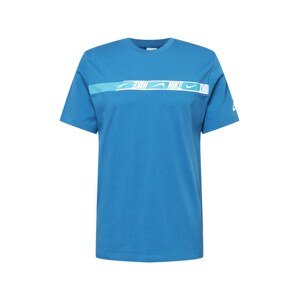 Nike Sportswear Tričko  modrá / nebesky modrá / biela