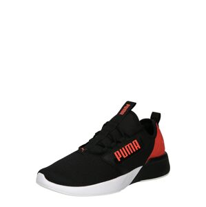 PUMA Športová obuv 'Retaliate'  čierna / oranžovo červená