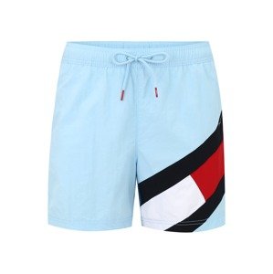 Tommy Hilfiger Underwear Plavecké šortky  pastelovo modrá / červená / čierna / biela