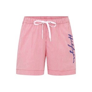 Tommy Hilfiger Underwear Plavecké šortky  námornícka modrá / svetločervená / biela