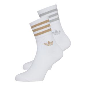 ADIDAS ORIGINALS Ponožky  zlatá / strieborná / biela