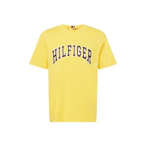 TOMMY HILFIGER Tričko  žltá / námornícka modrá / biela