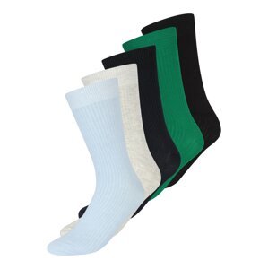 JACK & JONES Ponožky 'BRINK'  modrá / zelená / svetlozelená / čierna