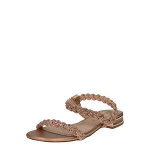 TATA Italia Remienkové sandále  béžová / ružové zlato