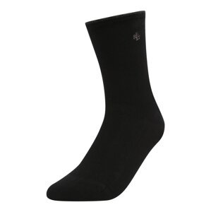 Lauren Ralph Lauren Ponožky  tmavošedá / čierna