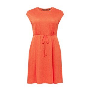 Vero Moda Curve Šaty 'JUNE'  oranžovo červená