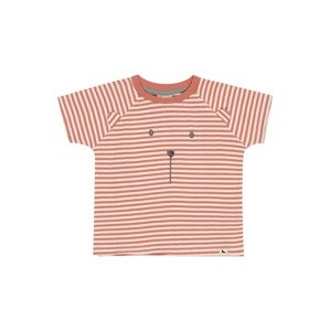 Turtledove London Tričko 'CHARACTER'  oranžová / krémová / tmavosivá
