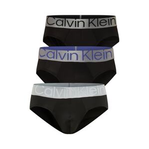 Calvin Klein Underwear Nohavičky  čierna / striebornosivá / fialová / biela