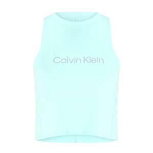 Calvin Klein Performance Športový top  tyrkysová / sivá