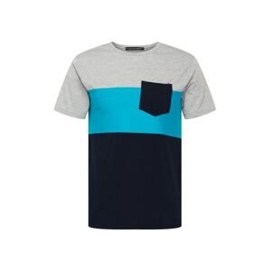 Trendyol Tričko  sivá / modrozelená / námornícka modrá
