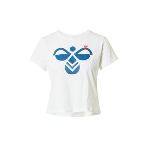 Hummel Funkčné tričko 'TEXAS'  biela / modrá