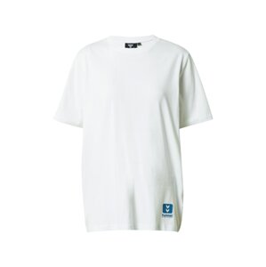 Hummel Funkčné tričko 'LEON'  biela / modrá