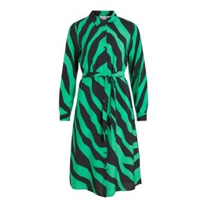 VILA Košeľové šaty 'Dogma'  zelená / čierna
