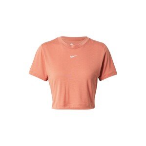 Nike Sportswear Tričko  pastelovo červená / biela