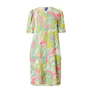 Résumé Košeľové šaty 'MILEYRS'  limetová / pastelovo zelená / svetlozelená / koralová