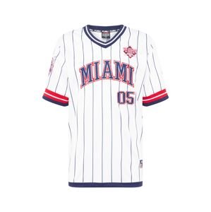FUBU Tričko 'Athletics Miami'  biela / červená / námornícka modrá