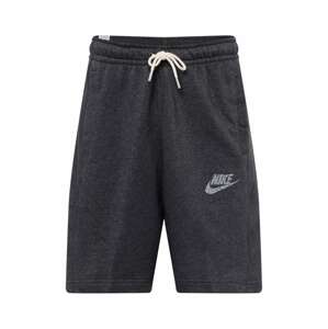 Nike Sportswear Nohavice 'REVIVAL'  sivá / čierna melírovaná