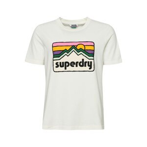 Superdry Tričko 'Vintage 90s Terrain'  zmiešané farby / biela
