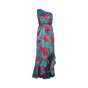 Chi Chi London Večerné šaty  modrozelená / ružová / malinová