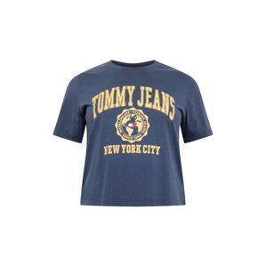 Tommy Jeans Curve Tričko  námornícka modrá / svetložltá / červená / biela