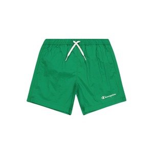 Champion Authentic Athletic Apparel Plavecké šortky  zelená / biela