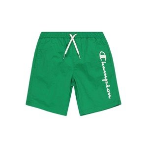 Champion Authentic Athletic Apparel Plavecké šortky  trávovo zelená / biela
