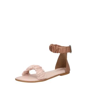 Vero Moda Wide Fit Sandále 'EDITH'  svetlohnedá / ružová
