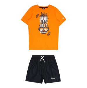 Champion Authentic Athletic Apparel Joggingová súprava  oranžová / námornícka modrá / biela