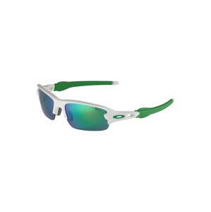 OAKLEY Športové okuliare 'FLAK'  zelená / biela