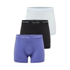 Calvin Klein Underwear Boxerky  tmavofialová / čierna / azúrová / biela