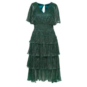 Orsay Kokteilové šaty  smaragdová / biela