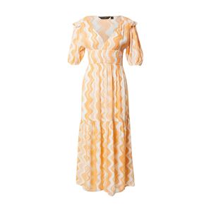Dorothy Perkins Šaty  pastelovo oranžová / svetlooranžová / biela