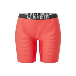 Calvin Klein Swimwear Bikinové nohavičky  melónová / čierna / biela