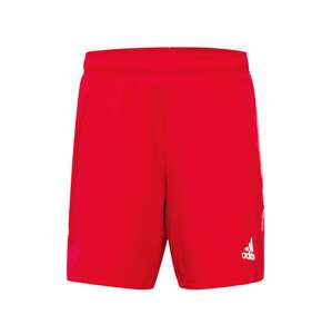 ADIDAS PERFORMANCE Športové nohavice 'Condivo 21'  biela / červená