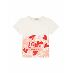 Cath Kidston Tričko 'Fun Love'  biela / červená / ružová