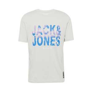 JACK & JONES Tričko 'FUTURE'  svetlomodrá / fialová / biela