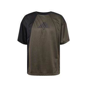 ADIDAS PERFORMANCE Funkčné tričko  farby bahna / čierna