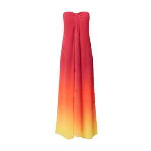 Lauren Ralph Lauren Večerné šaty 'ANAHITA'  oranžová / ružová / žltá