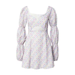 Olivia Rubin Letné šaty 'ELOISE'  svetlomodrá / svetložltá / pastelovo fialová / ružová