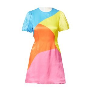 Olivia Rubin Letné šaty 'MATHILDE'  modrá / žltá / oranžová / ružová