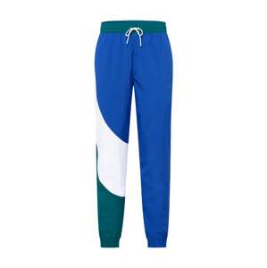 PUMA Športové nohavice 'Clyde'  modrá / smaragdová / biela