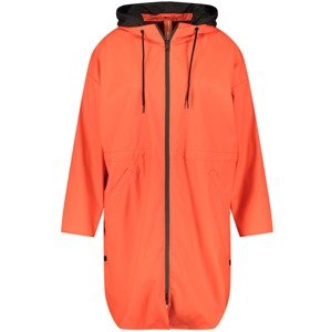 SAMOON Prechodný kabát  oranžová / čierna