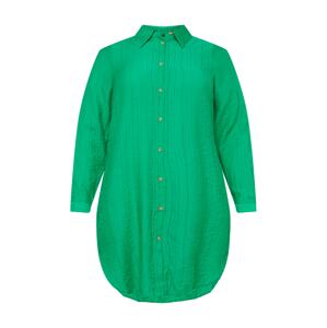 ONLY Carmakoma Košeľové šaty 'Vanda'  zelená